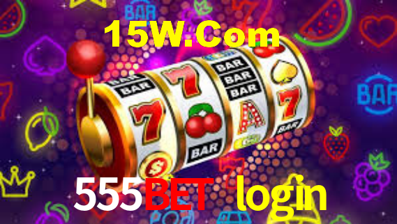 Interface do App 555bet login